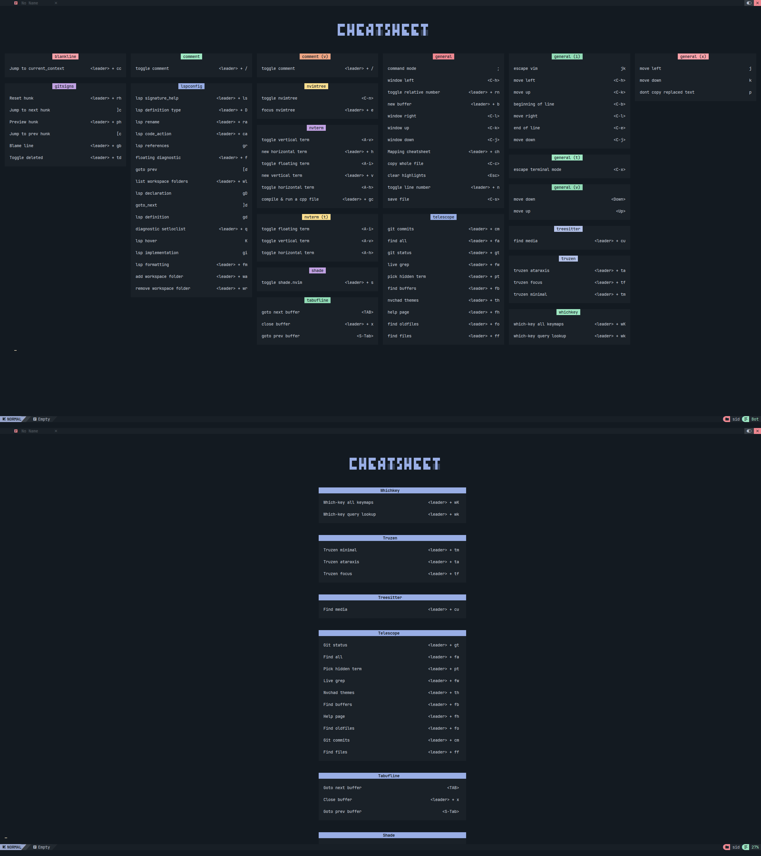 nvcheatsheet